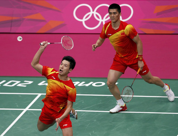 China's Cai and Fu reach men's doubles final