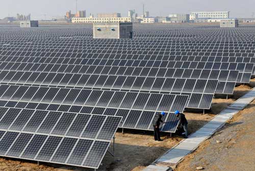 China may double solar goal after Japan nuclear leak