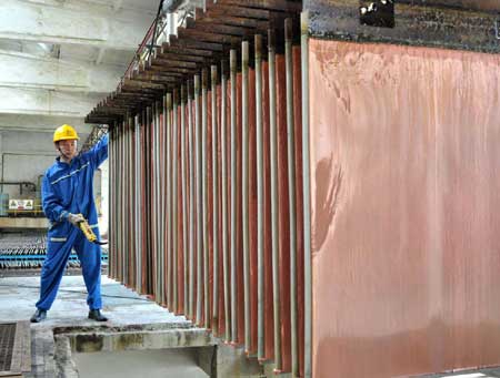 Refined copper imports climb