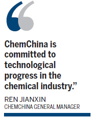 ChemChina to promote R&D