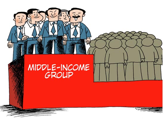 Middle income group grows