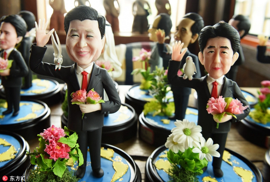 Artist creates clay sculptures of G20 leaders to wish world peace