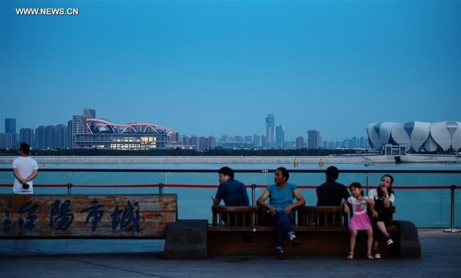 Night view: Hangzhou, host city of G20 Summit