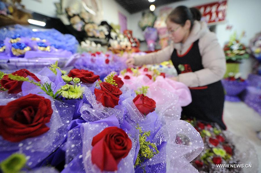 Fresh flowers ready for double festival