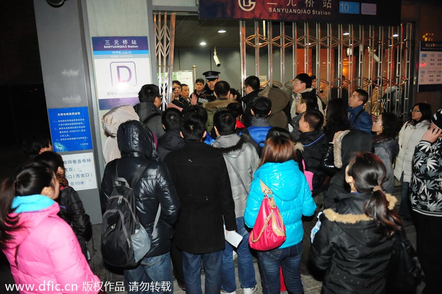 Top 10 crowded subway stations in Beijing