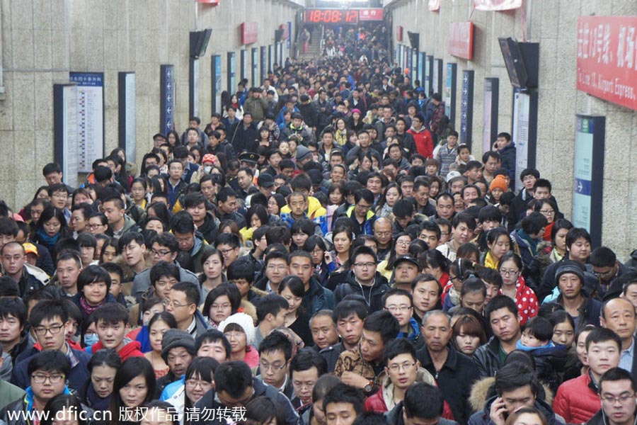 Top 10 crowded subway stations in Beijing