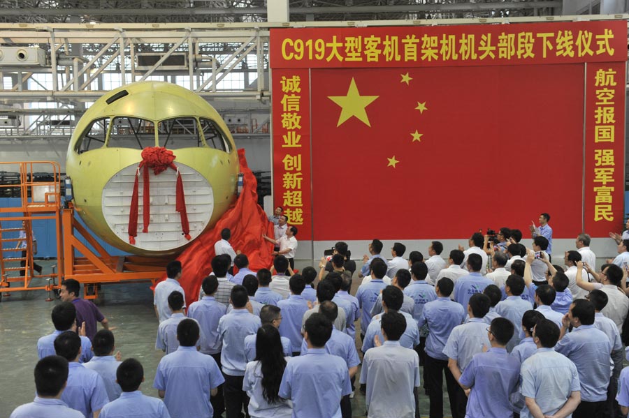 Sales soaring for China's C919