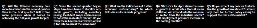 Second quarter a crucial time for economic growth, reform