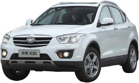 New arrival: FAW Besturn X80