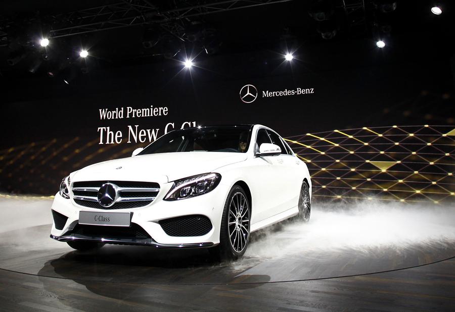 New Mercedes 2015 C-Class at North American Auto Show