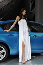 Show models at the Guangzhou auto show