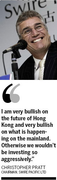 Swire focuses on mainland, HK