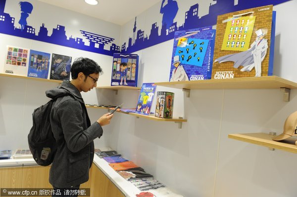 Conan themed convenience store opens in Shanghai