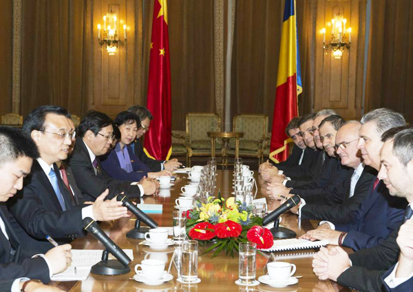 Premier Li sees bigger role for China in Romanian infrastructure