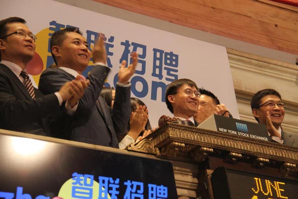 China's Zhaopin makes public debut on NYSE