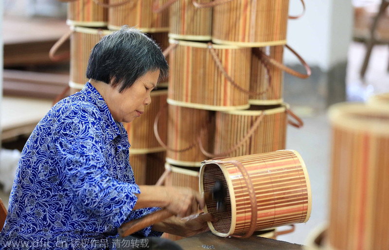 Farmers climb bamboo ladder to riches