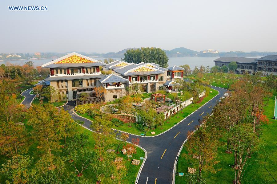 Scenery of APEC venue Yanqi Lake in Huairou District