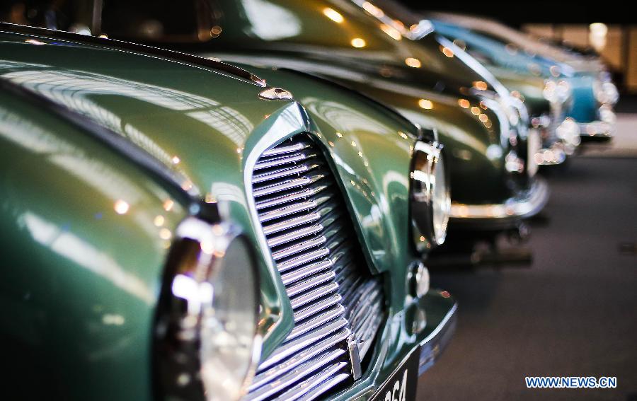 Aston Martin holds 100th anniversary exhibition in Brussels