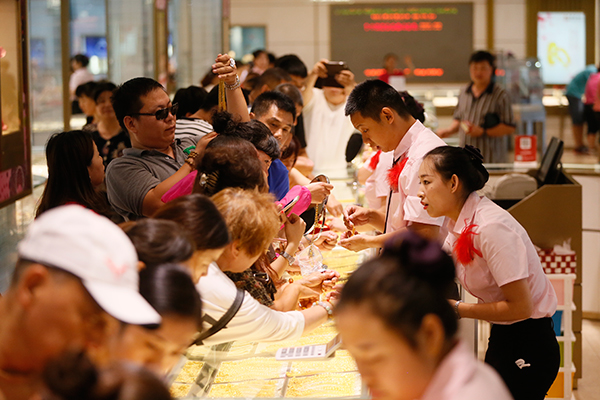 Gold investment rebounding in China