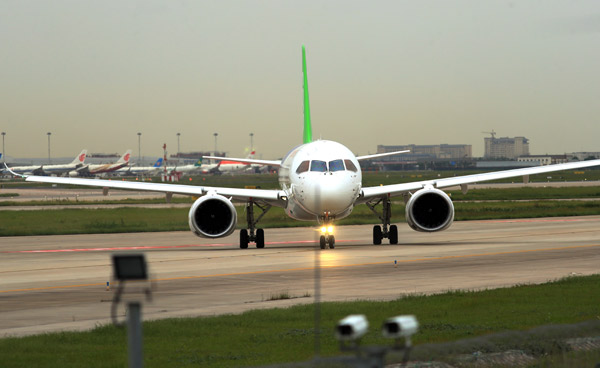 C919 finishes 2nd test flight