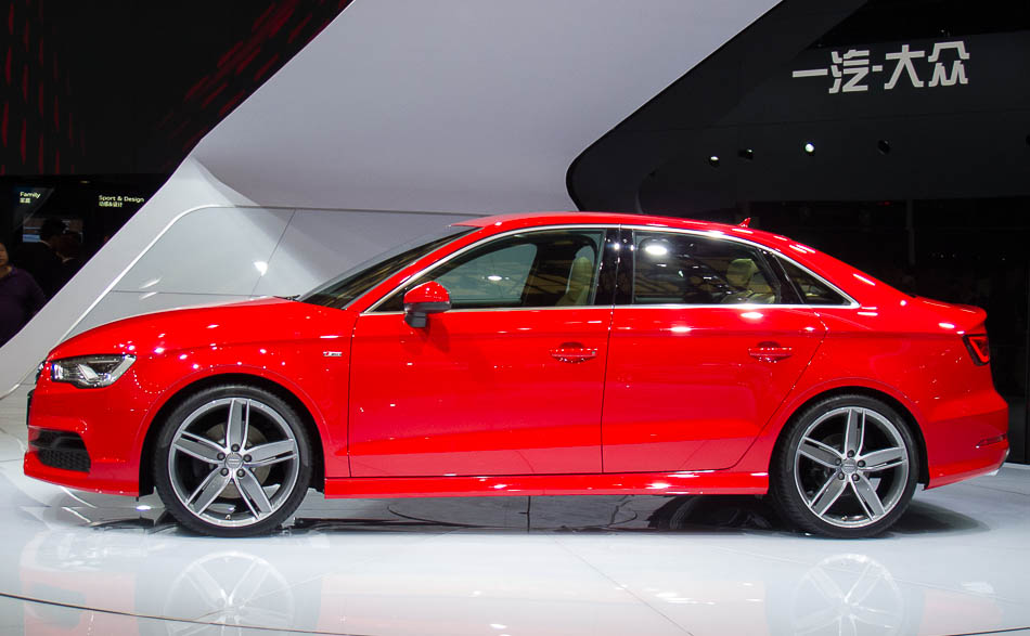 Audi A3 sedan world premiere at Shanghai auto show 2013