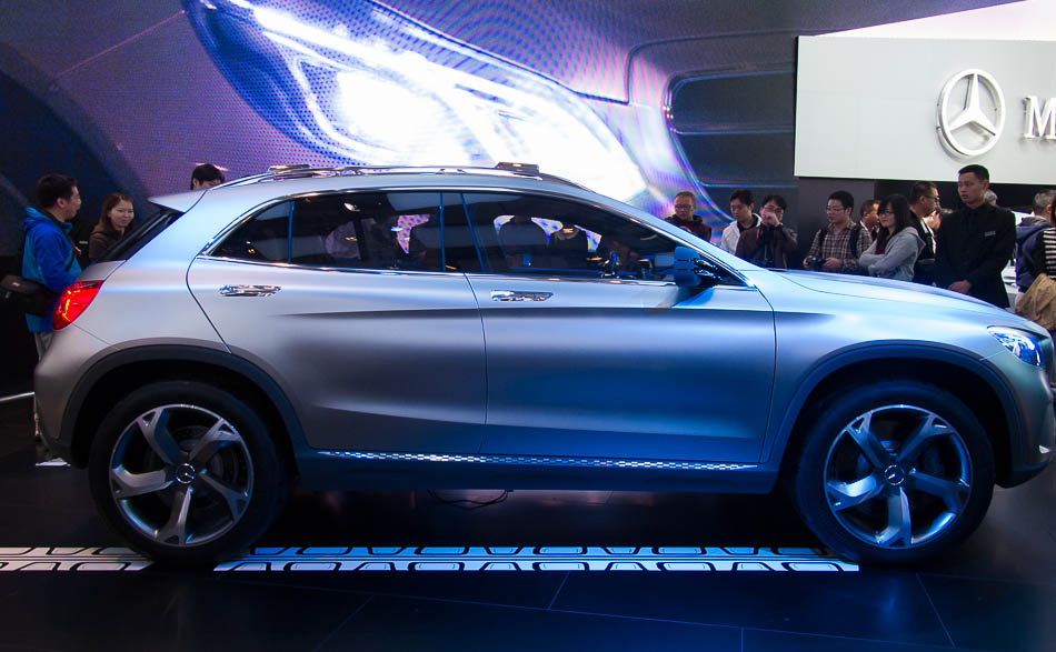 Mercedes GLA concept world debut at Shanghai auto show 2013