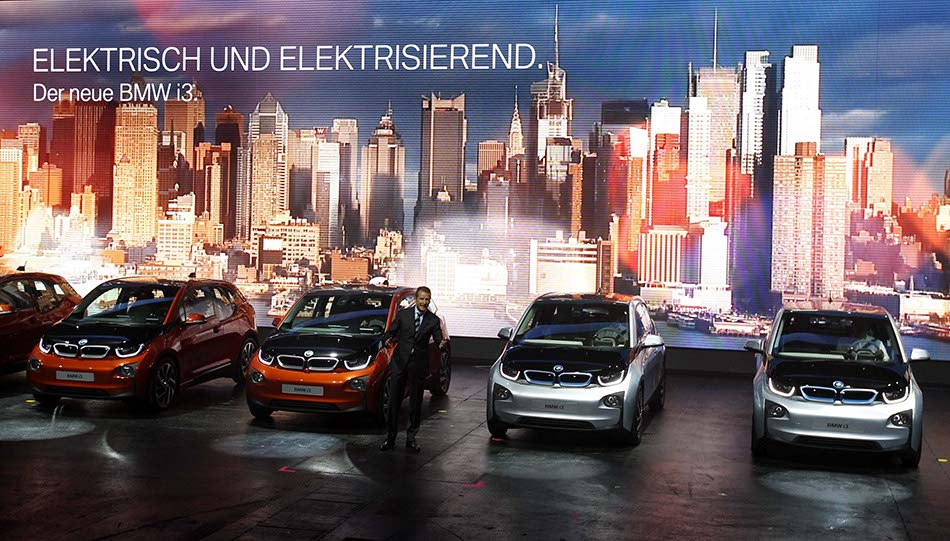 Tesla, electric, hybrid cars at Frankfurt 2013 Motor Show