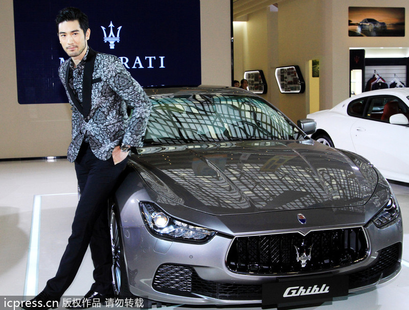 Godfrey Gao I-Hsiang, stars spice up Taipei auto show