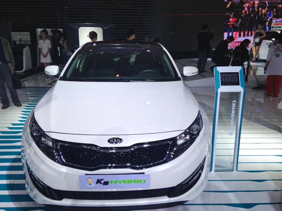 Green cars at Auto China 2014