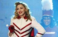 Madonna performs MDNA world tour