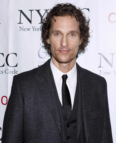 Family life grounds Matthew McConaughey