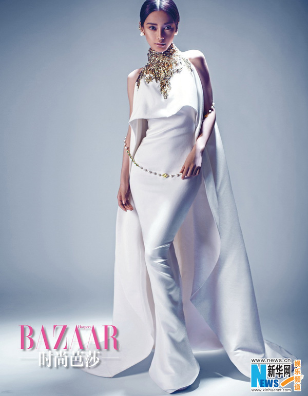 Angelababy covers BAZAAR