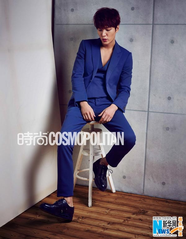 Lee Min-ho poses for magazine cover