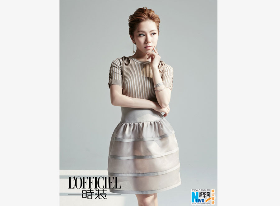 Singer G.E.M. poses for L’OFFICIEL magazine