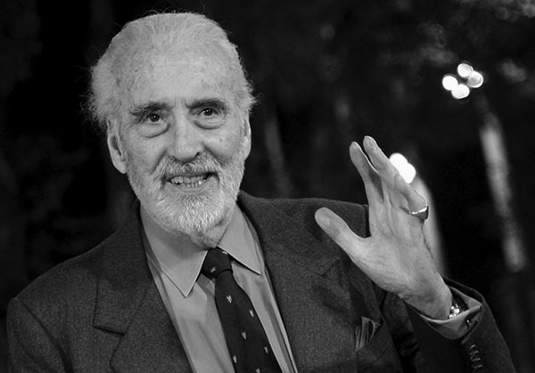 Christopher Lee, evil count of cinema, dies at age 93