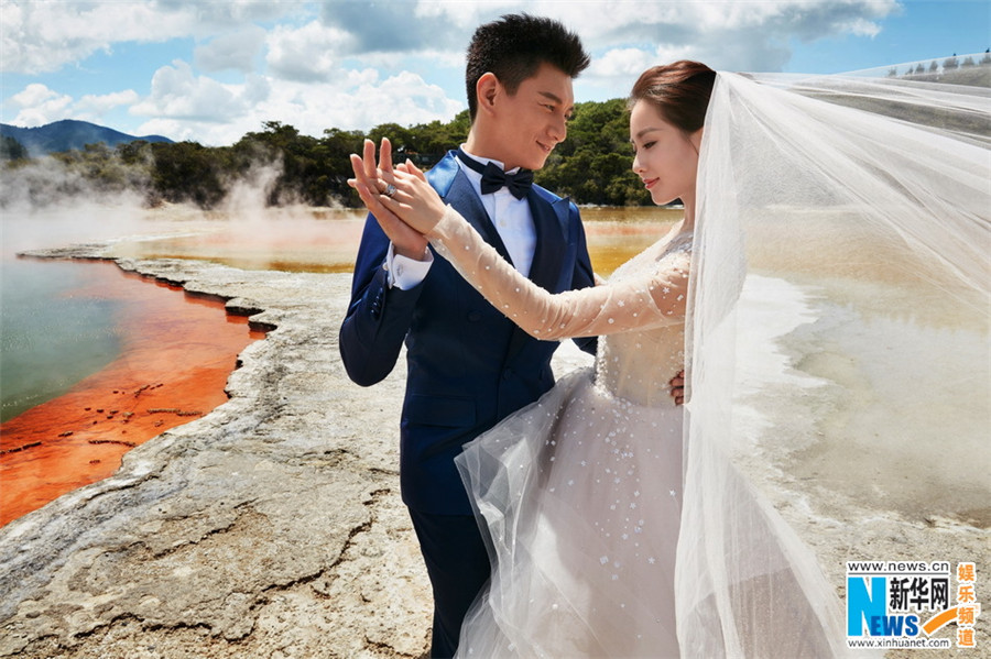 Nicky Wu and Liu Shishi's wedding pictures released