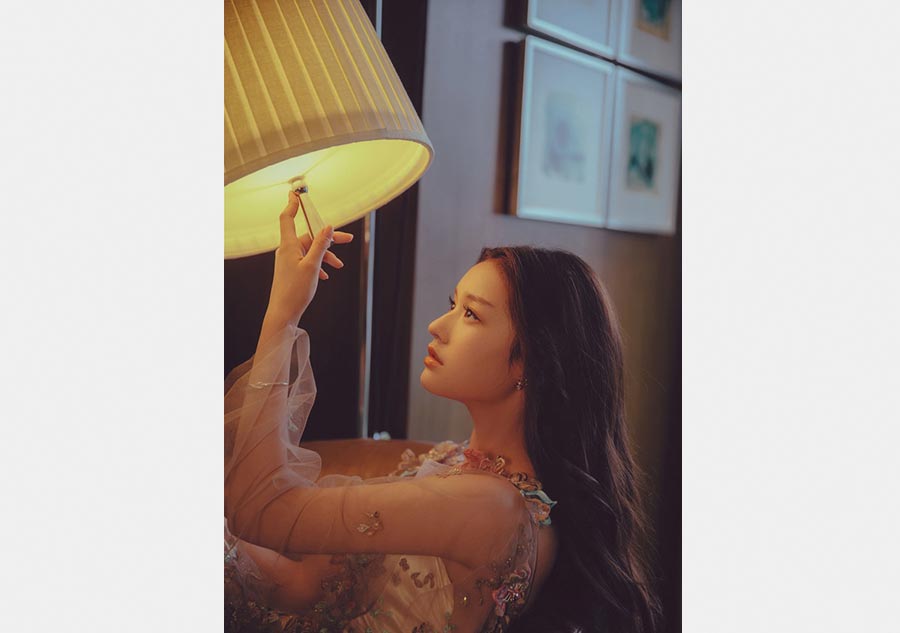 Vintage style photos of Lin Yun