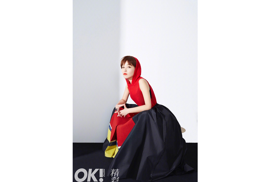 Actress Kan Qingzi shoots for fashion photos