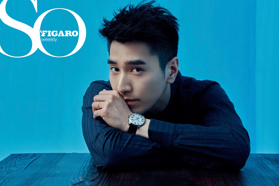 Actor Mark Chao poses for fashion magazine