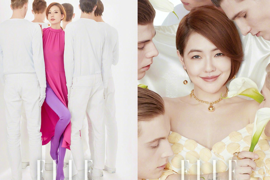 Dee Hsu and Lin Chi-ling's fashion shoot