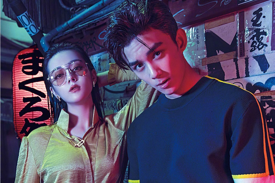 Dilraba Dilmurat and Wu Lei pose for fashion magazine