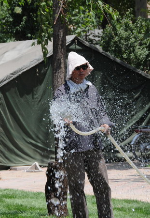 Scorching heatwave hits north China