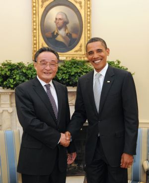 Top Legislator Wu meets with US officials