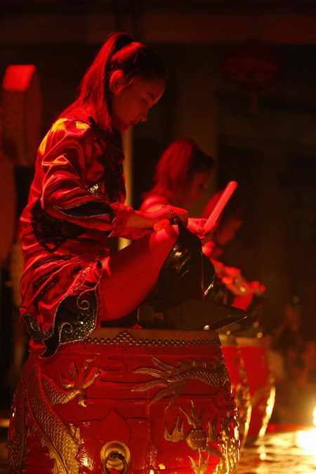 Celebrating moon festival in Malta