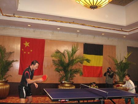 Ping-pong enhances trade ties between Belgium and China