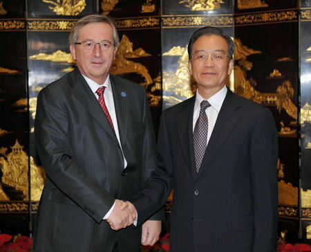 Chinese premier meets with EC president Barroso