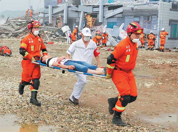 Sichuan holds drill on quake anniversary