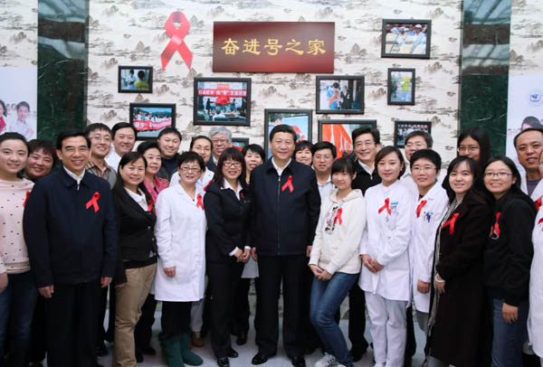 Xi calls on public to care AIDS patients as 