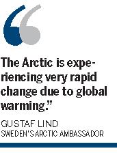 China to increase input on the Arctic