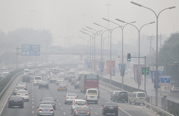 Sept sees high number of smoggy days in north, east<BR>